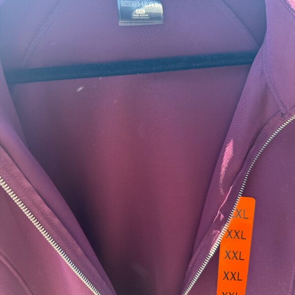 32 Degree Heat Purple Zip Front Jacket Athletic Wear Women's XXL NWT - Picture 12 of 14